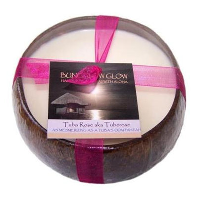 Bubble Shack Hawaii 492773501547 Tuba Rose Coconut Candles - Pack of 2