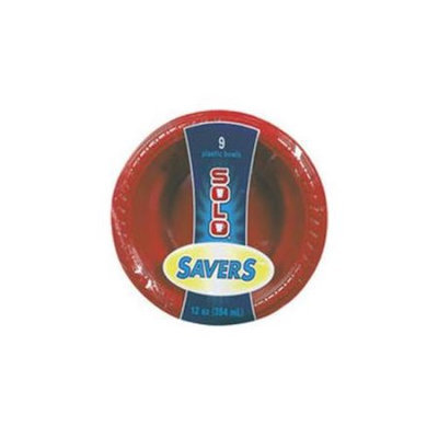 DDI 1755477 Solo Red Party Bowl 12 oz