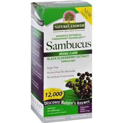 Nature's Answer SAMBUCUS, ORIG FLVR, FAM SZ