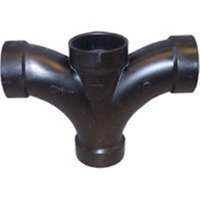 Genova Products Inc GENOVA PRODUCTS 82620 2 In. ABS Double Fixture Tee