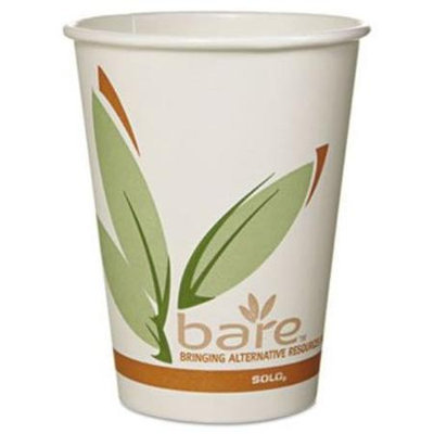 SOLO Cup Company Bare PCF Paper Hot Cups, 12 oz, 50/Pack