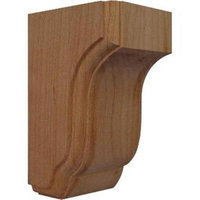 Ekena Millwork 2.5-in x 4.5-in Maple Capistrano Mission Wood Corbel