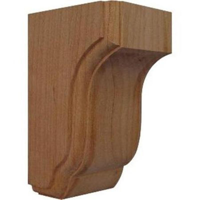 Ekena Millwork 2.5-in x 4.5-in Maple Capistrano Mission Wood Corbel