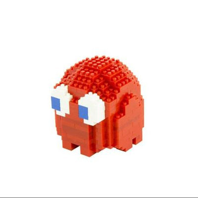 Pac-Man Ghost Blinky Pixel Bricks Constructible Figure