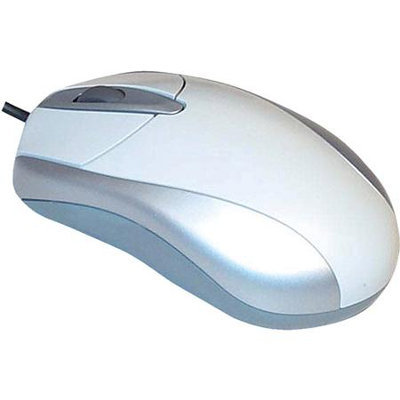 Jasco 97986 Wired Optical Mouse in White for PCs