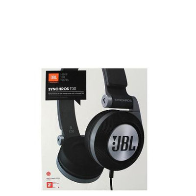 JBL E30 Synchros On-Ear Headphones With Mic (Black)