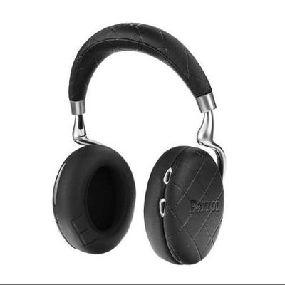 Parrot Zik 3 Wireless Bluetooth Headphones with Jawbone In-Line Microphone, Black Overstitched