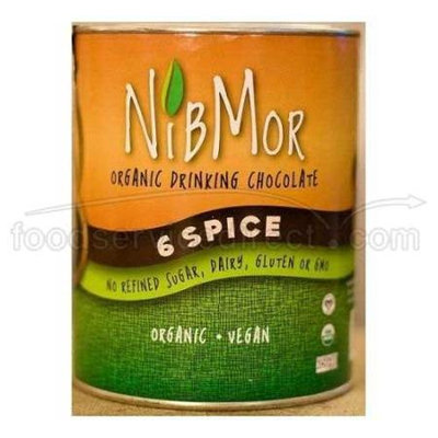 NibMor Organic Drinking Chocolate 6 Spice 1.05 oz - Vegan