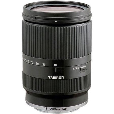 Tamron 18-200mm Di III VC Zoom Lens for Sony NEX Series - Black