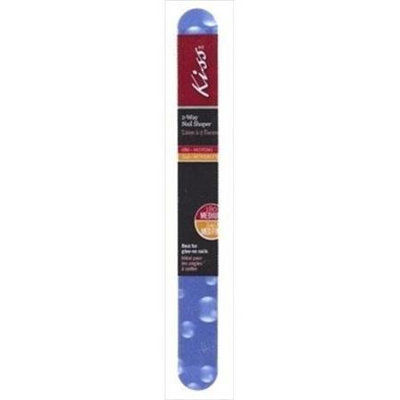 Kiss 2-Way Nail Shaper Medium Fine Pack Of 12
