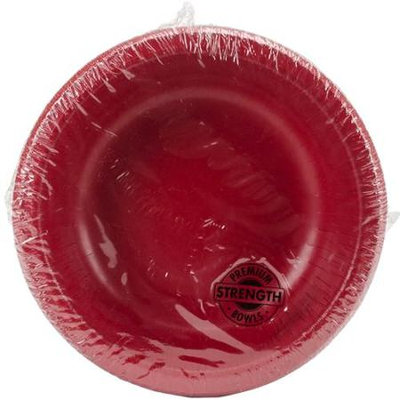 Creative Converting Paper Bowl 20Oz 20/Pkg-Classic Red