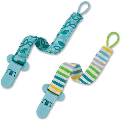 Born Free Pacifier Holder - 2 pack - Blue
