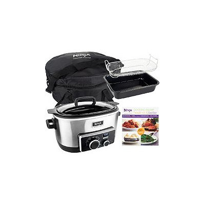 Ninja 4-in-1 6 qt. Multi-cooker w/Recipe Book & Travel Bag