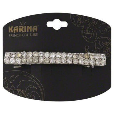 Karina French Couture Rhinestone Barrettes (Set of 2)