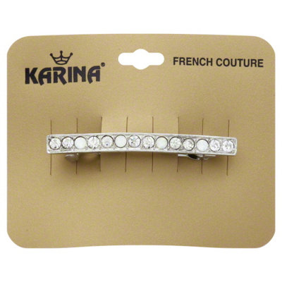 Karina Barrette Single Line Crystal