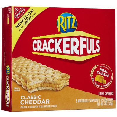 Nabisco RITZ Crackerfuls Classic Cheddar