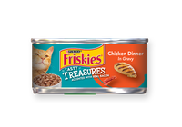 Friskies® Tasty Treasures Chicken Dinner In Gravy Accented With Real Bacon