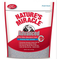 Nature's Miracle® Advanced Ultra Odor-Absorbent Litter Clumping Paper Granules