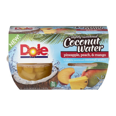 Del Monte® Fruit Naturals® Peaches in Mango Flavored Coconut Water Fruit Cup