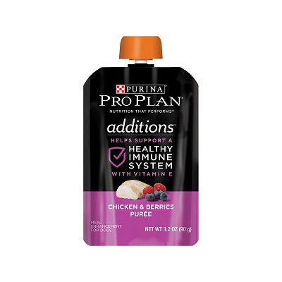PRO PLAN® ADDITIONS™ Healthy Immune System With Vitamin E Chicken & Berries Puree