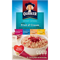 Quaker® Instant Oatmeal Fruit And Cream Variety Pack