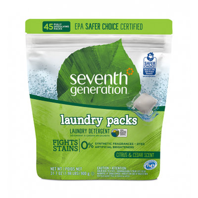Seventh Generation Citrus & Cedar Laundry Detergent Packs