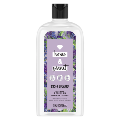Love Home & Planet Lavender & Argan Oil Liquid Dish Soap