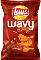 LAY'S® Wavy Hickory BBQ Flavored Potato Chips