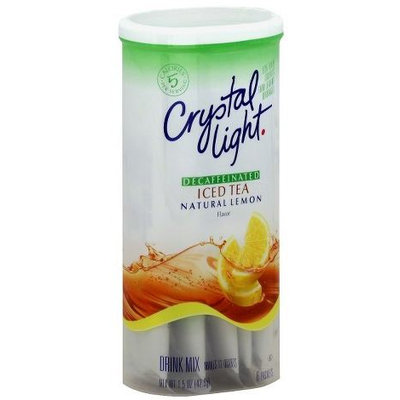 Crystal Light Natural Lemon Decaffeinated Iced Tea Drink Mix