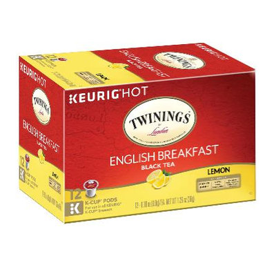 TWININGS® OF London English Breakfast Lemon K-Cup® Pods