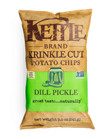 Kettle Brand® Dill Pickle Krinkle Cut Potato Chips