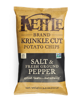 Kettle Brand® Salt & Fresh Ground Pepper Krinkle Cut Potato Chips
