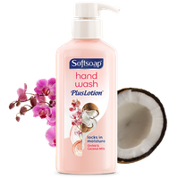 Softsoap® Orchid & Coconut Milk Hand Wash Plus Lotion™ Hand Soap