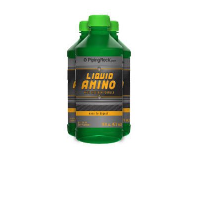 Piping Rock Liquid Aminos (16 Grams Per Serving) 3 x 16 fl oz Liquid