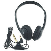 Amplivox Portable Sound Systems AmpliVox Sound Systems Personal Multimedia Stereo Headphones with Volume Control, Black