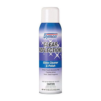 ITW Dymon Clear Reflections Aerosol Glass Cleaner, 20 Oz.