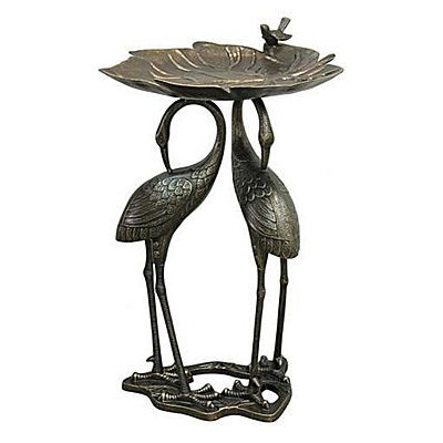 Innova Hearth & Home Innova Hearth and Home Heron / Lily Birdbath