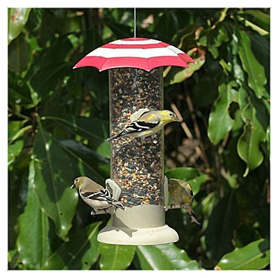 Woodstream Corporation B03 Sea Shore Bird Feeder - Red White and Tan
