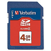 Verbatim 4GB Secure Digital High Capacity (SDHC) - 1 Card