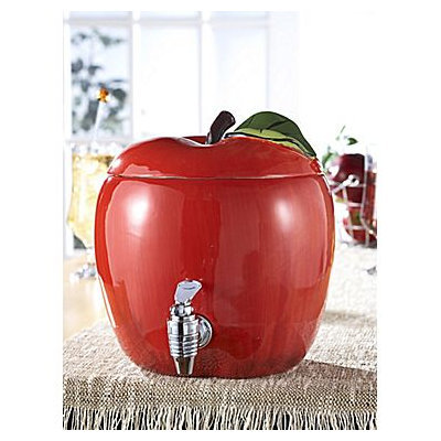 Jay Imports American Atelier Fresh Fruit Apple 188-Oz. Beverage Dispenser