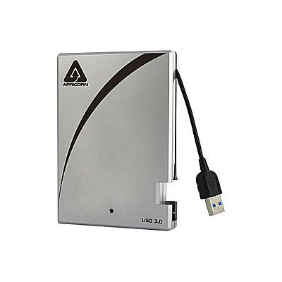 Apricorn A25-3USB-1000 1000GB Aegis Portable USB Hdd Ext With Integrated Cable