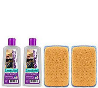 Rejuvenate Set of 2 8-oz Cooktop Cleaners & 2 Chamois Pads