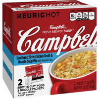 Campbell's® Fresh-Brewed Soup Southwest Style Chicken Broth & Noodle Soup Mix