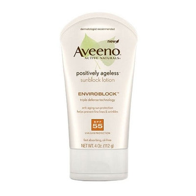Aveeno® Positively Ageless Sunblock Body Lotion SPF 55