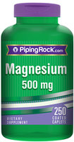 Piping Rock Magnesium Oxide 500 mg 250 Coated Caplets