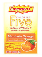 Emergen-C Five Calories 1,000 mg Vitamin C Mandarin Orange
