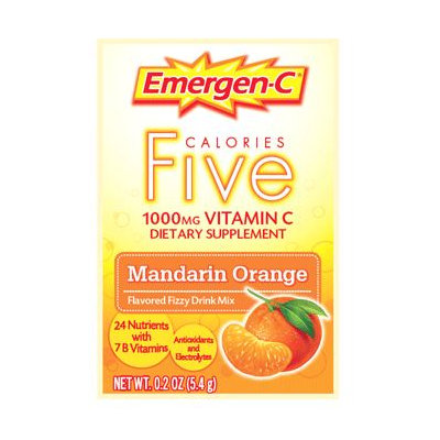 Emergen-C Five Calories 1,000 mg Vitamin C Mandarin Orange
