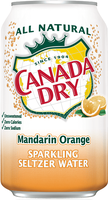 Canada Dry Mandarin Orange Sparkling Seltzer Water