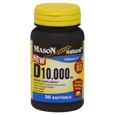 Mason Vitamin D 10000 iu 30 Count