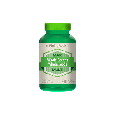 Piping Rock Whole Greens/Whole Foods Multi Vitamin 240 Coated Caplets